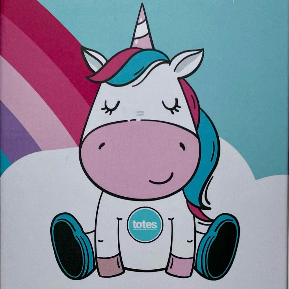 Totes Cozy Unicorns Slippers, NWT, Child Size Small, PERFECT GIFT! - Picture 3 of 4